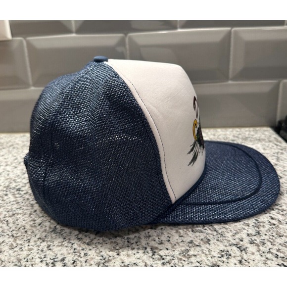 VTG Trucker Hat Hat Cap Snapback Dales Exotics Games Meats Hunting Buffalo 90s - Picture 4 of 6